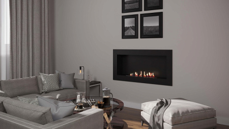 Встраиваемый биокамин Decofire Atlas M комплект