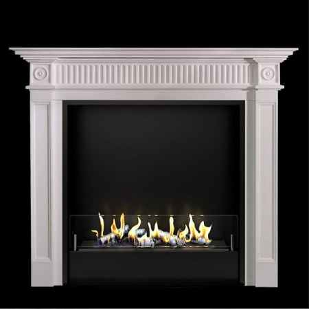 Биокамин в мраморном портале Firezo Sapore Unico